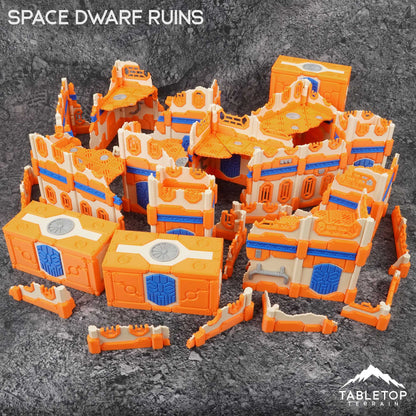 11e Space Dwarf Ruins Foldable Tournament Terrain