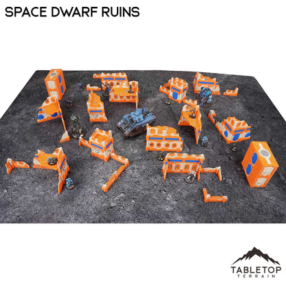 11e Space Dwarf Ruins Foldable Tournament Terrain