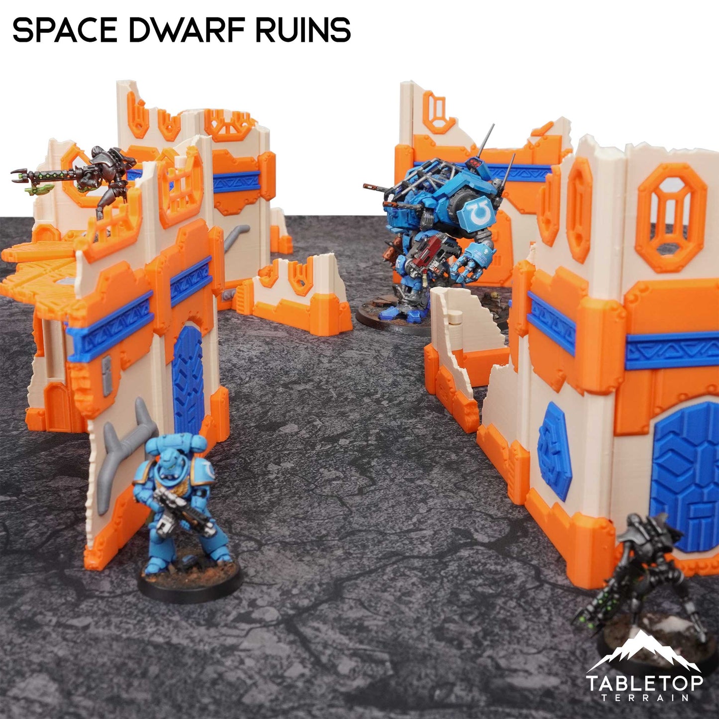 11e Space Dwarf Ruins Foldable Tournament Terrain