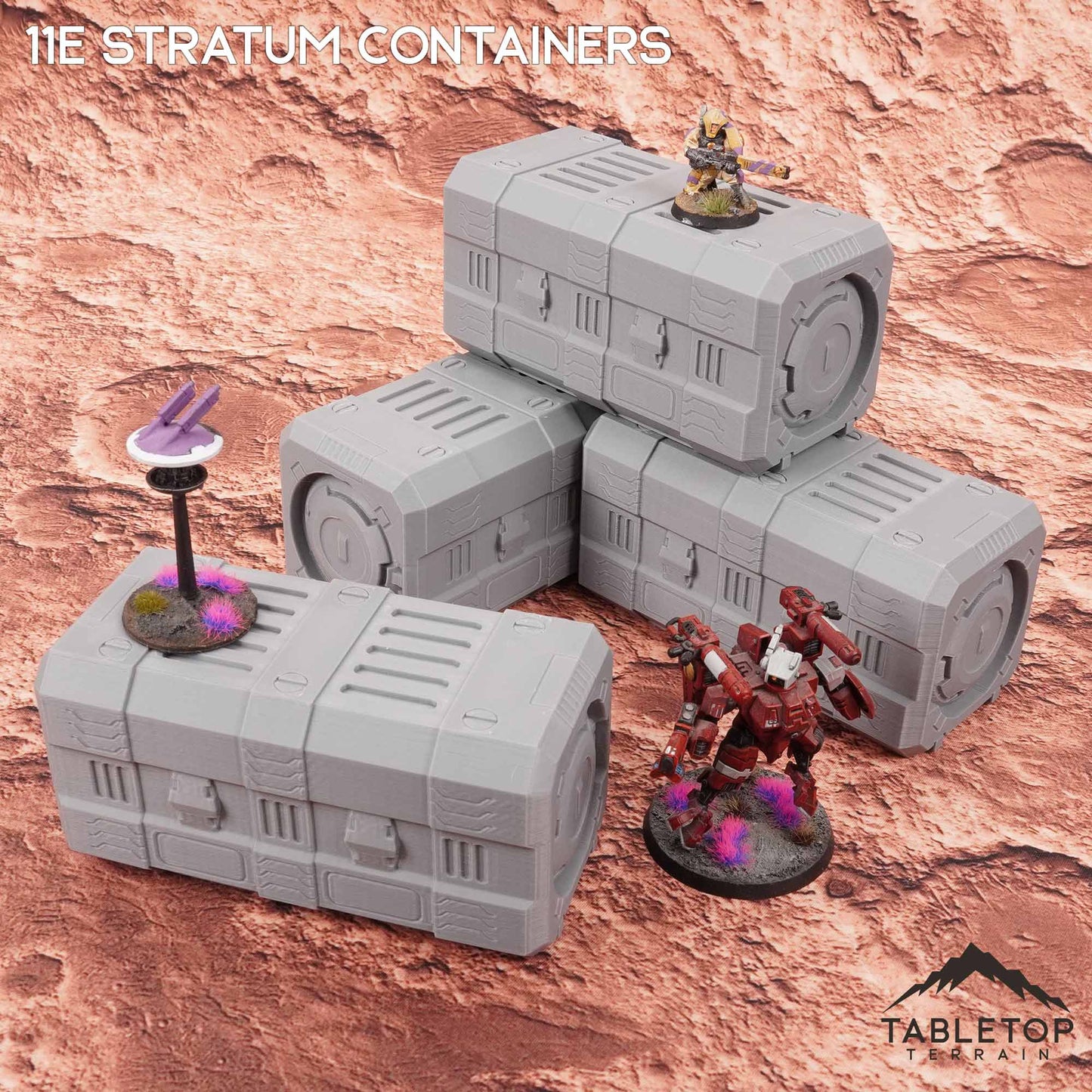 11e Stratum Stackable Containers