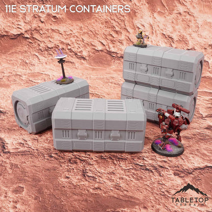 11e Stratum Stackable Containers
