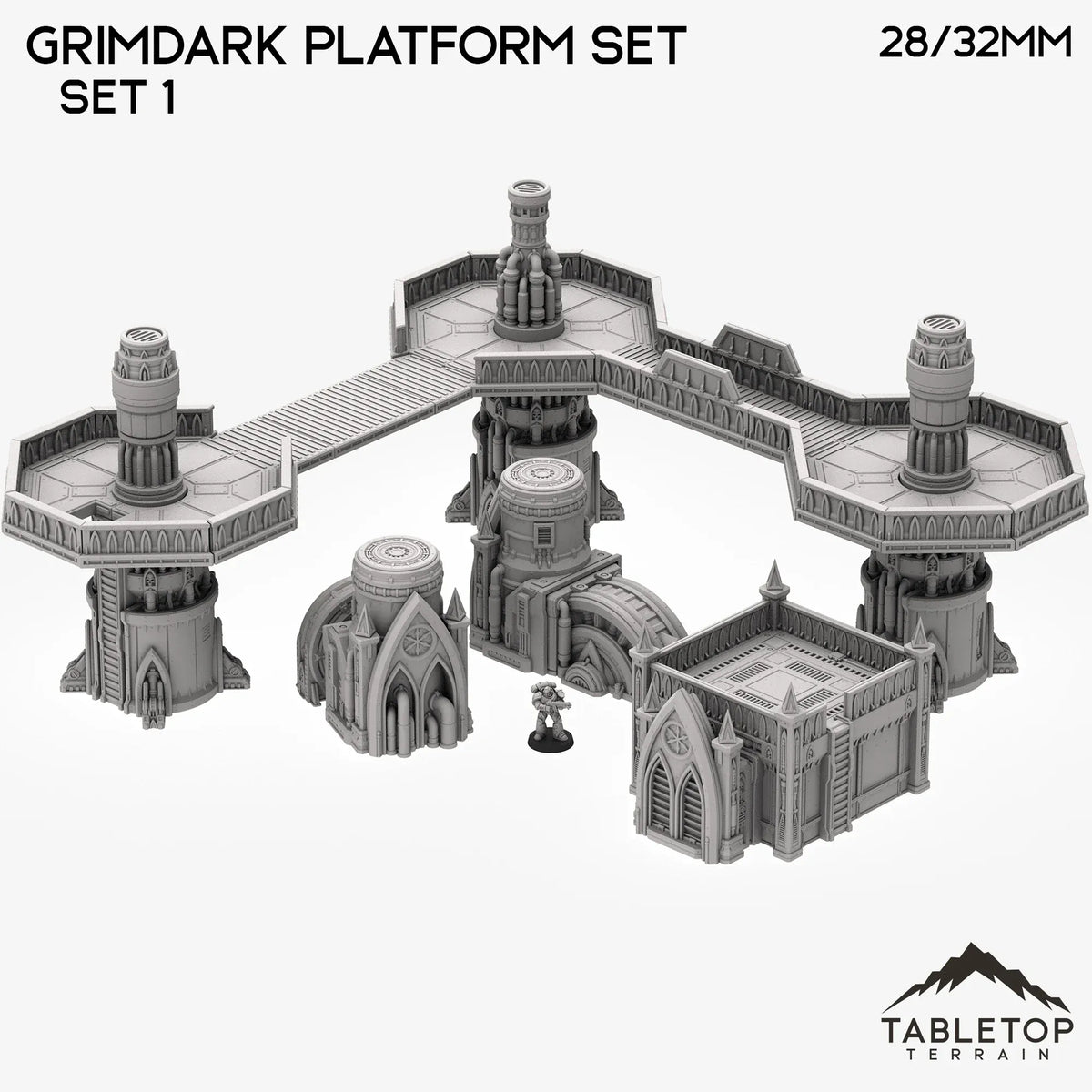 Grimdark Platform Set - Smoke and Steel