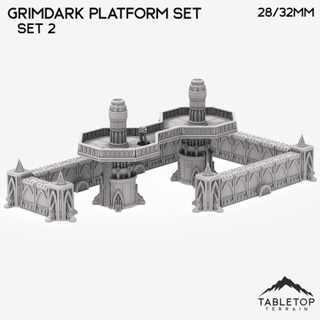 Grimdark Platform Set - Smoke and Steel