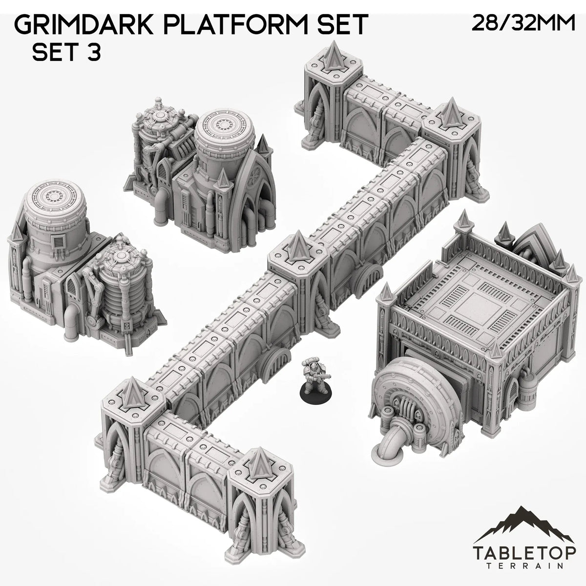 Grimdark Platform Set - Smoke and Steel