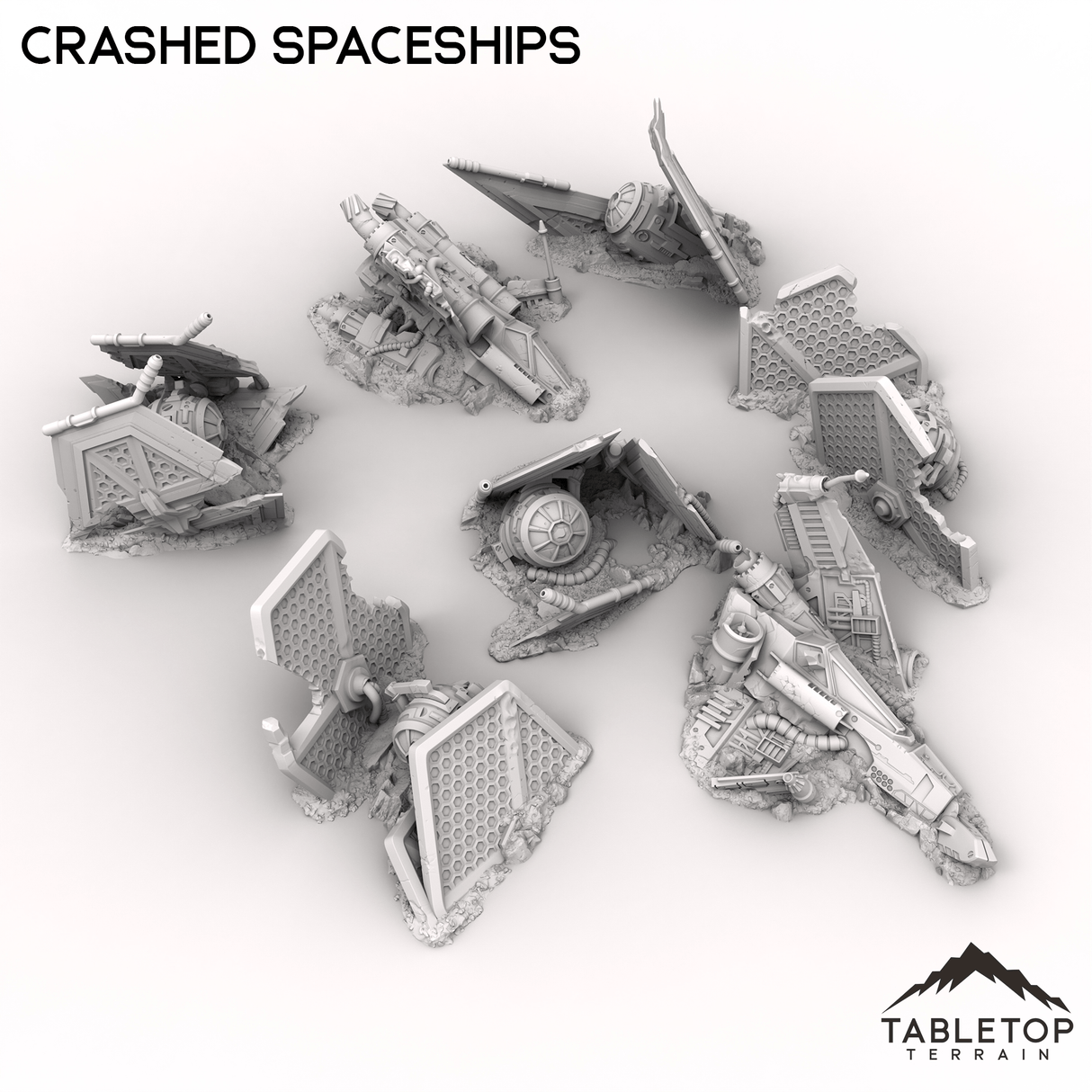 Crashed Spaceships