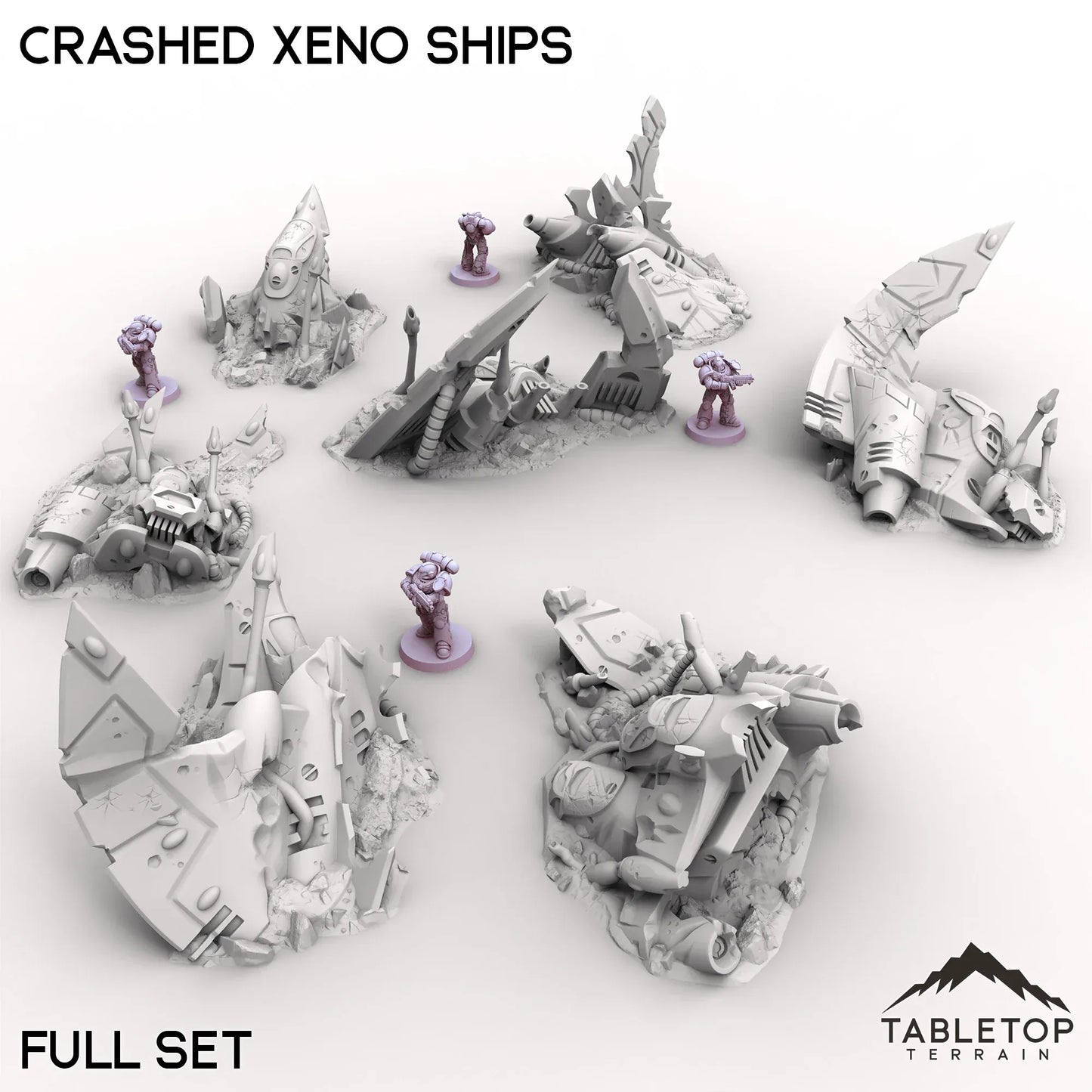 Crashed Xeno Ships