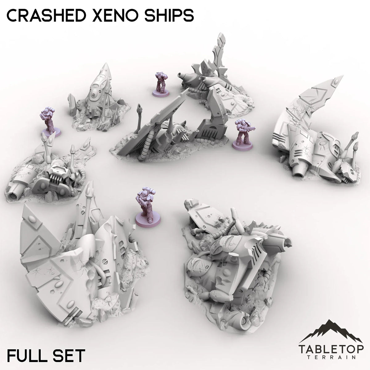 Crashed Xeno Ships