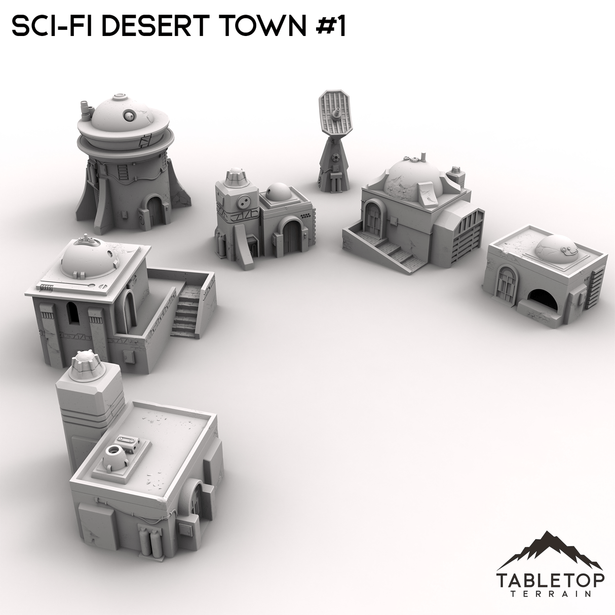 Sci-Fi Desert Town #1