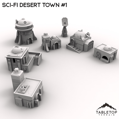 Sci-Fi Desert Town #1