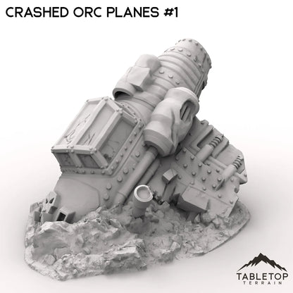 Crashed Ork Planes
