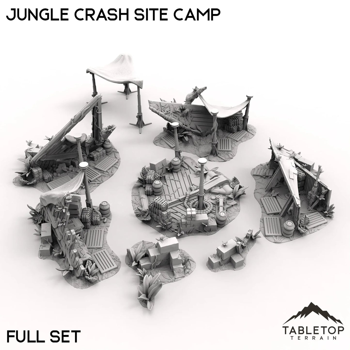Jungle Crash Site Camp