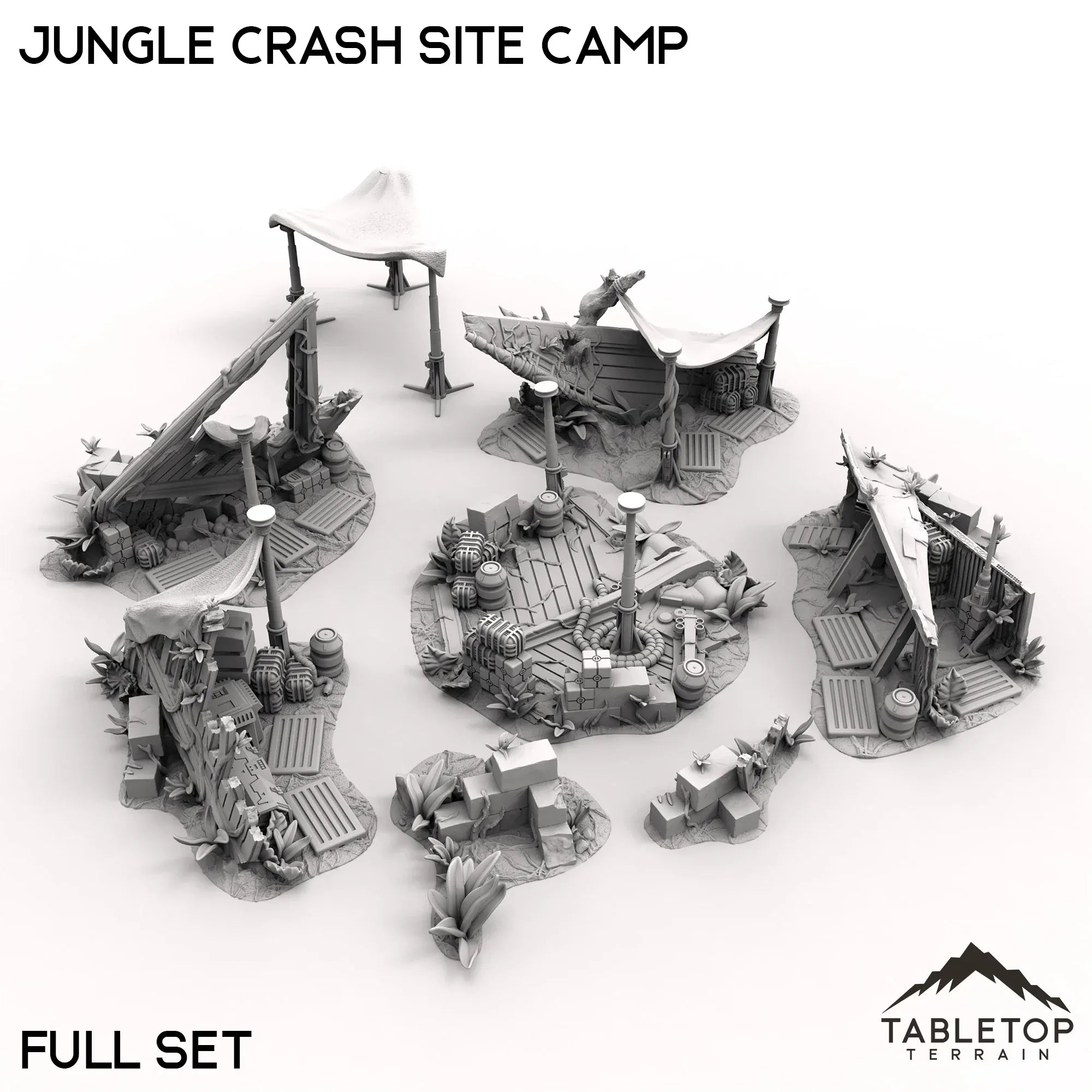 Jungle Crash Site Camp