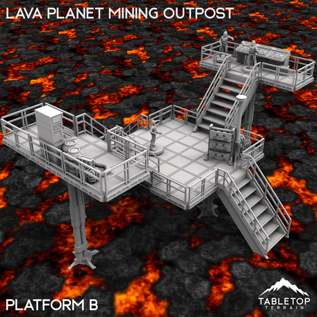 Lava Planet Mining Outpost