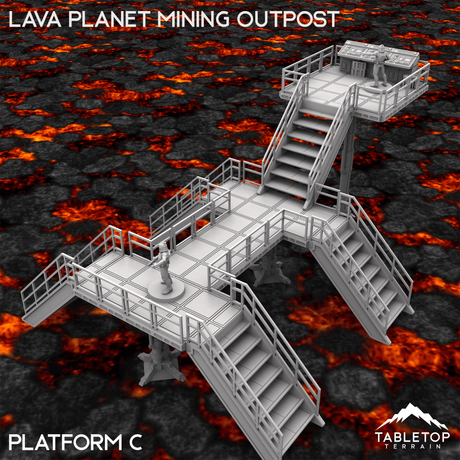 Lava Planet Mining Outpost