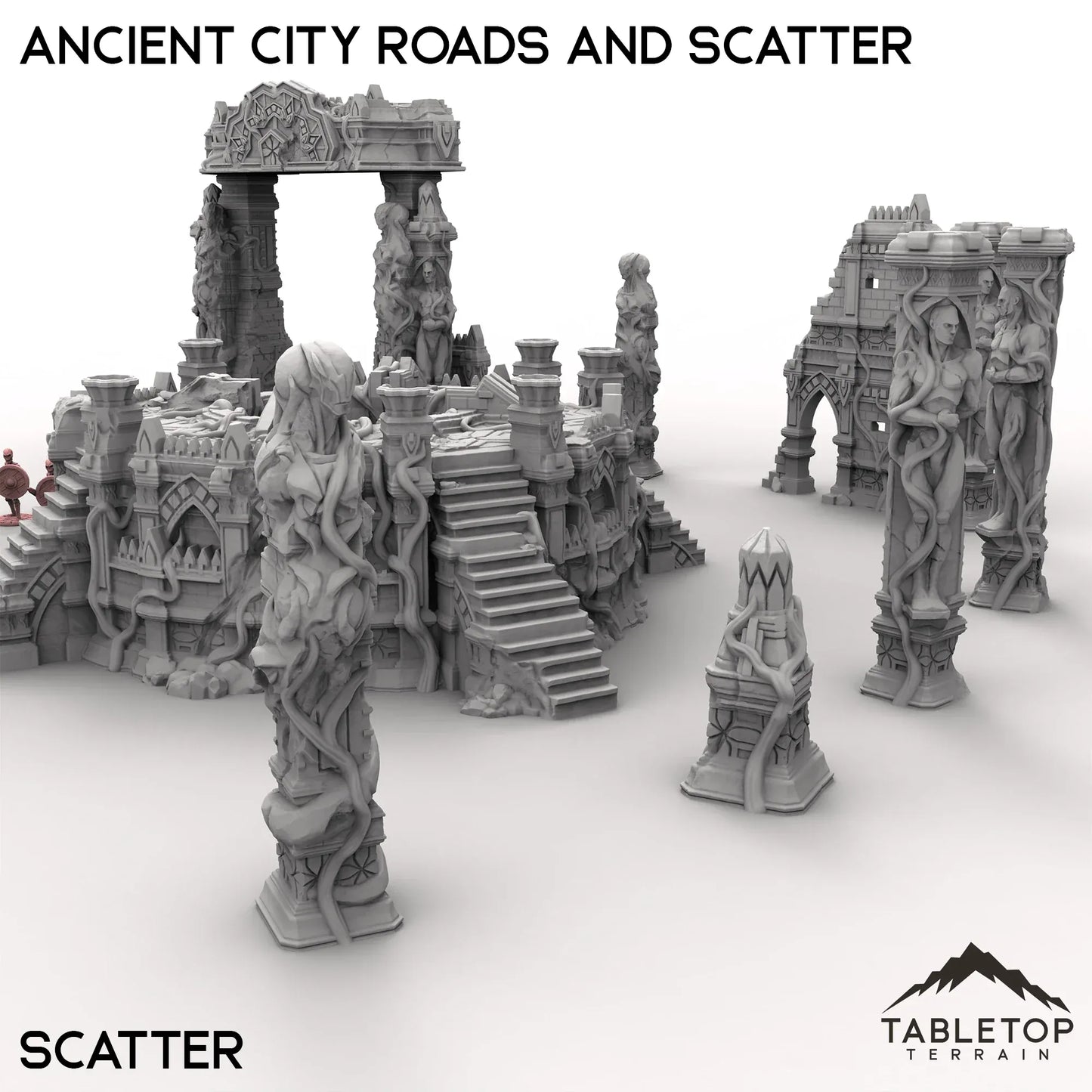 Ancient City Roads and Scatter