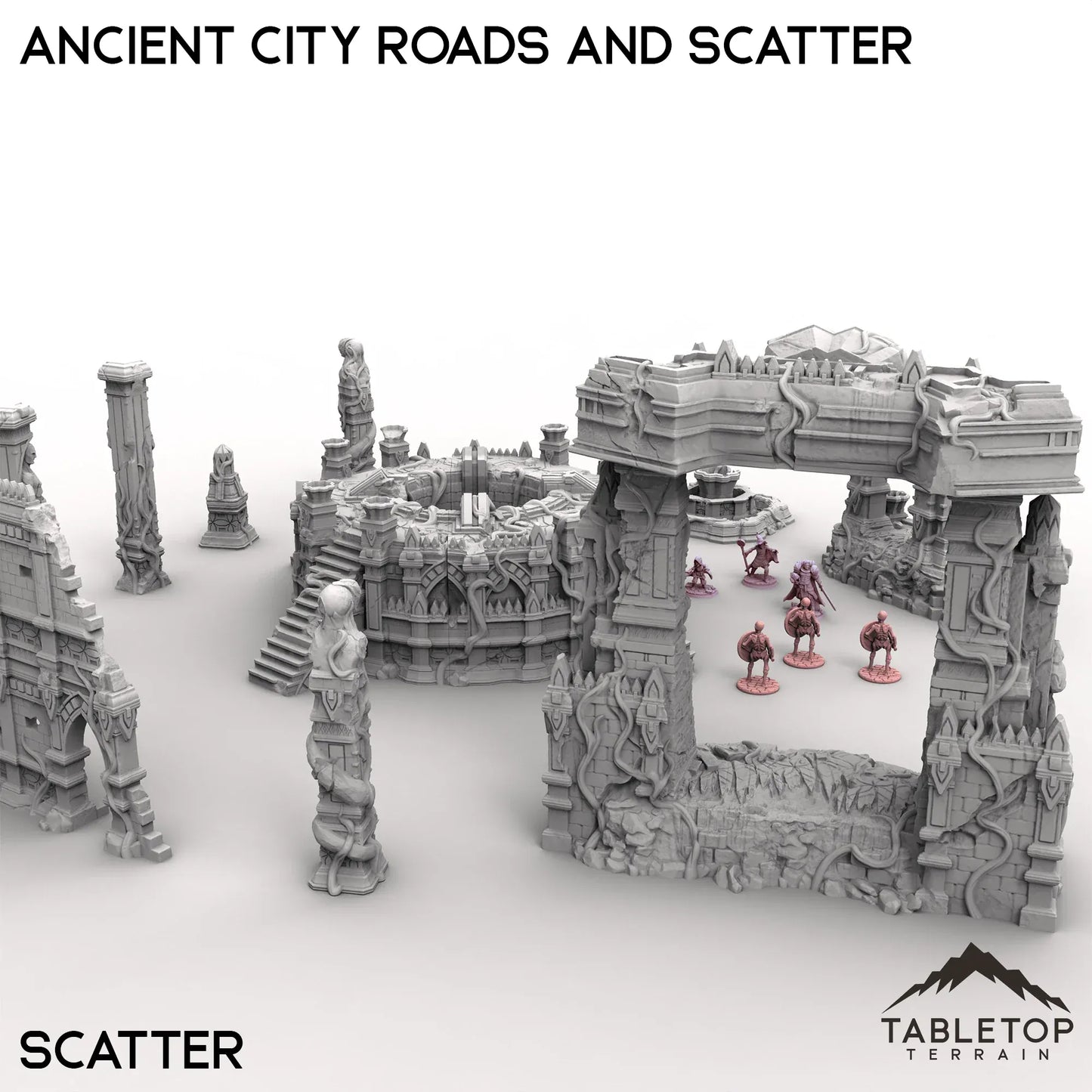 Ancient City Roads and Scatter