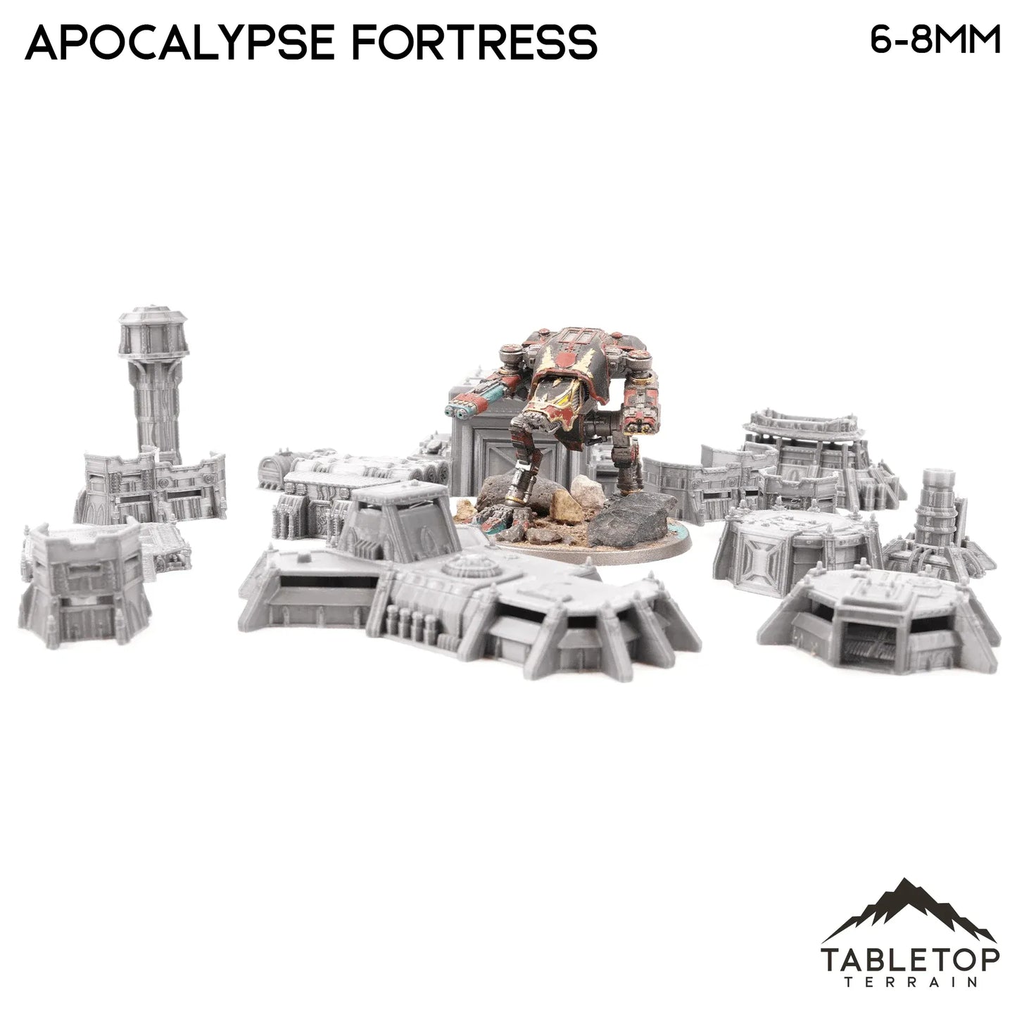 Apocalypse Fortress 8mm Small Scale Terrain Pack
