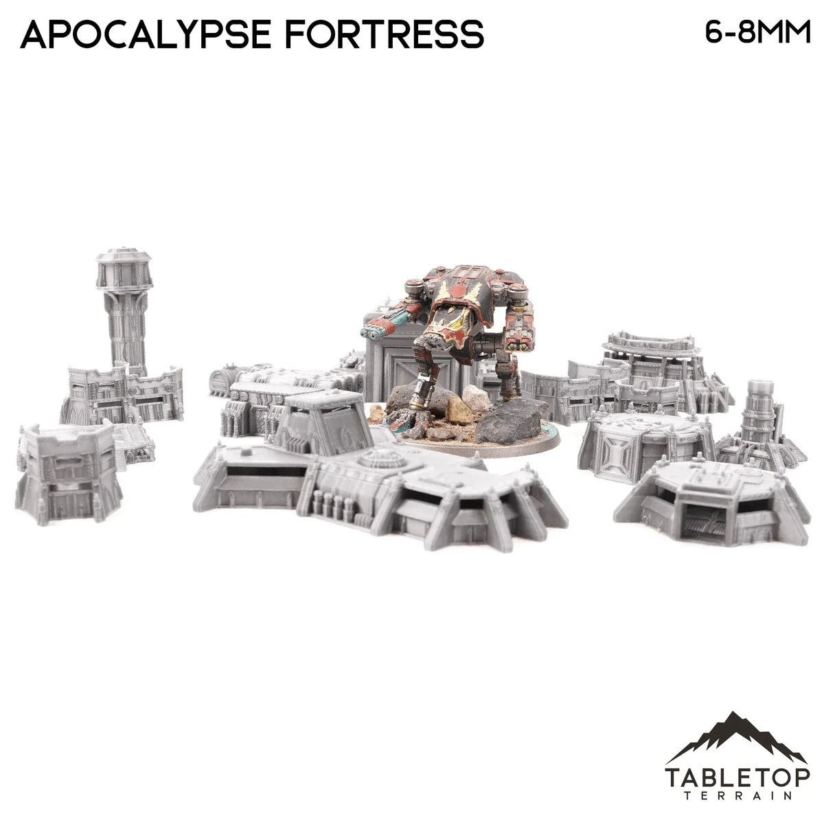Apocalypse Fortress 8mm Small Scale Terrain Pack
