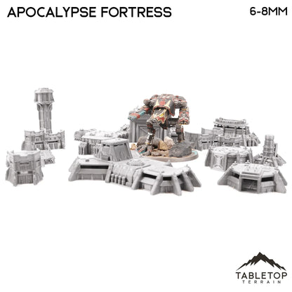 Apocalypse Fortress 8mm Small Scale Terrain Pack