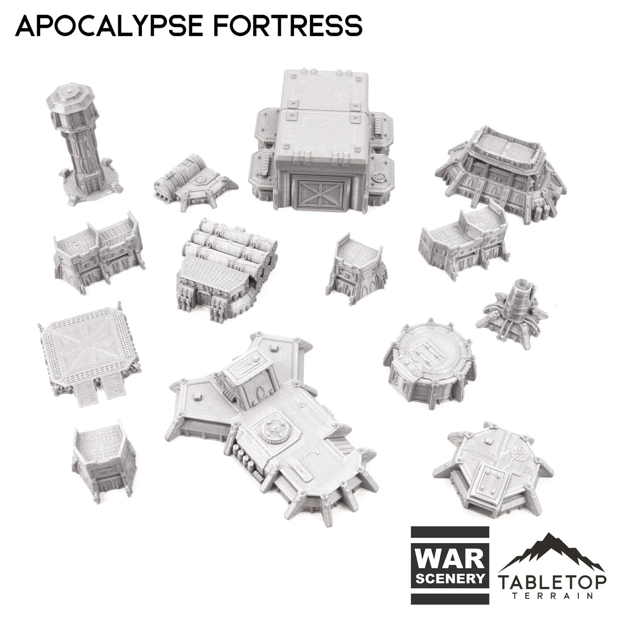 Apocalypse Fortress 8mm Small Scale Terrain Pack