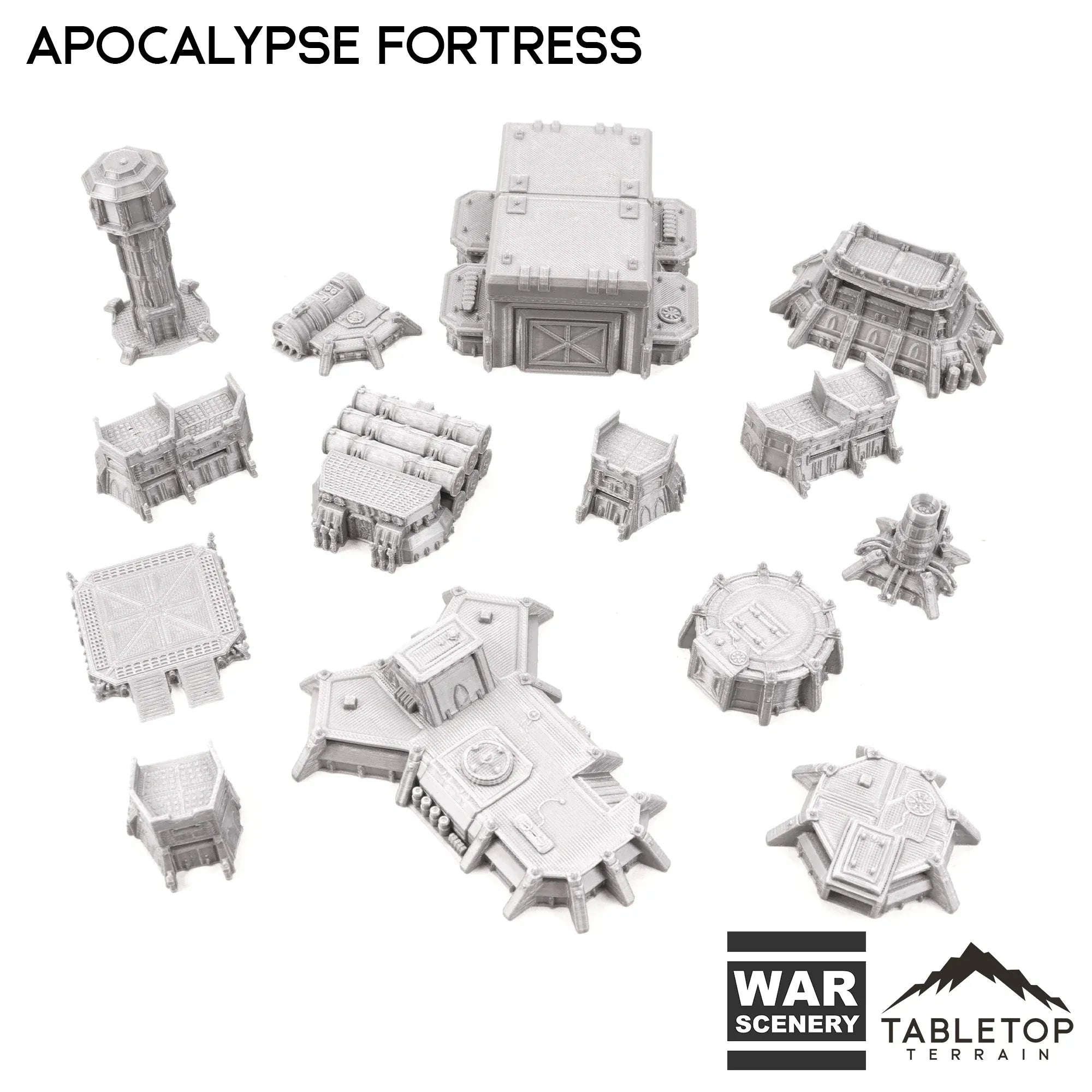 Apocalypse Fortress 8mm Small Scale Terrain Pack