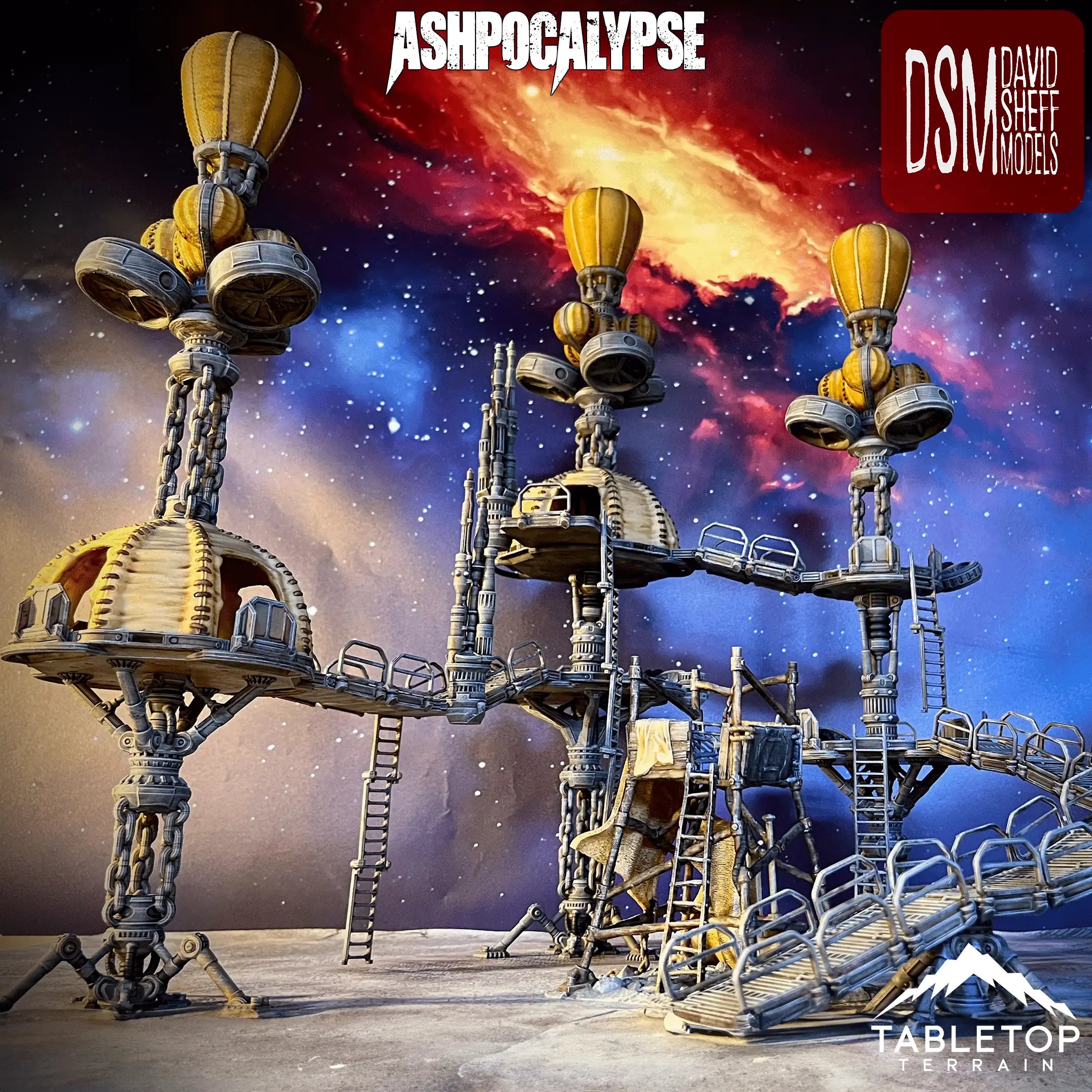 Ashpocalypse Modular Wasteland Terrain Set