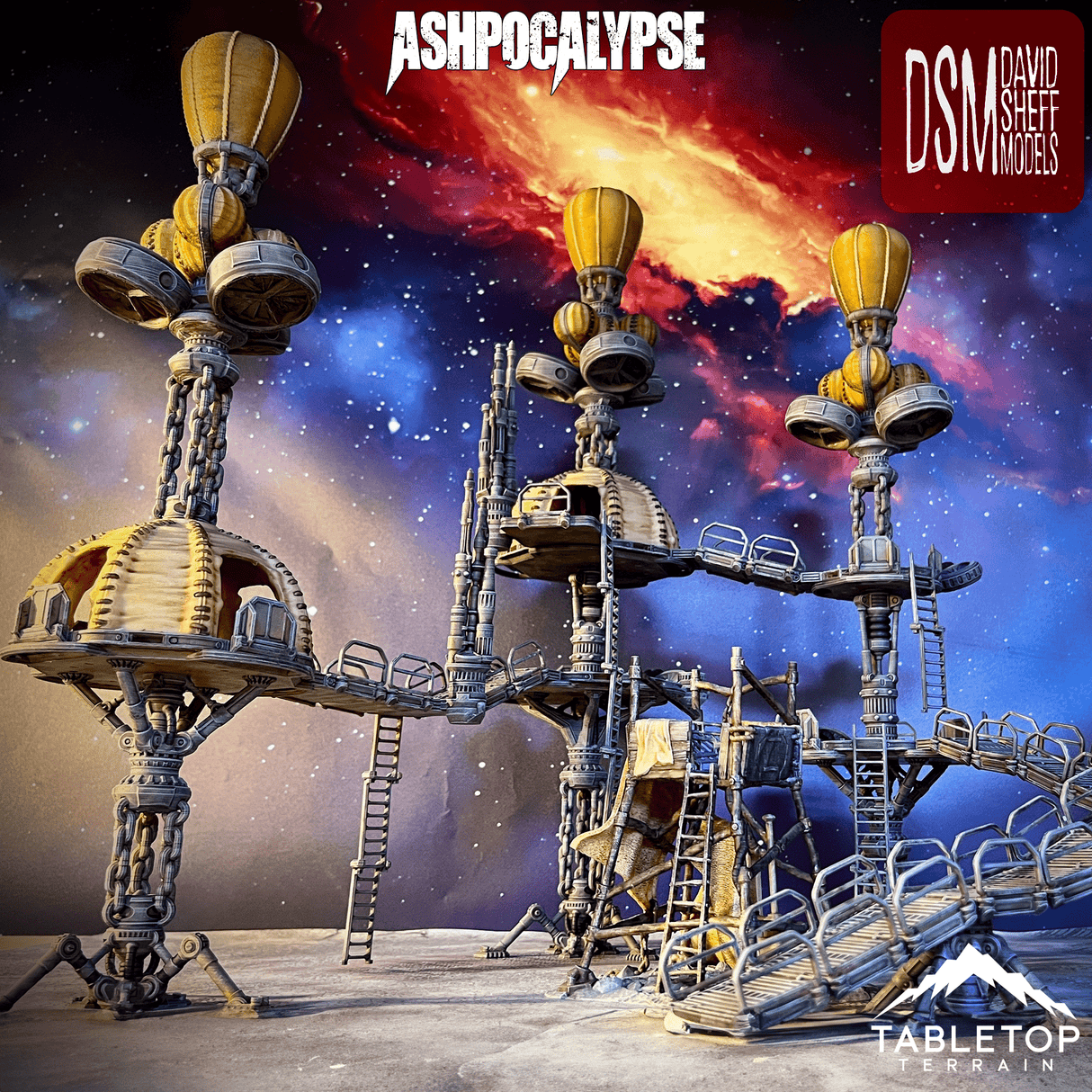 Ashpocalypse Modular Wasteland Terrain Set