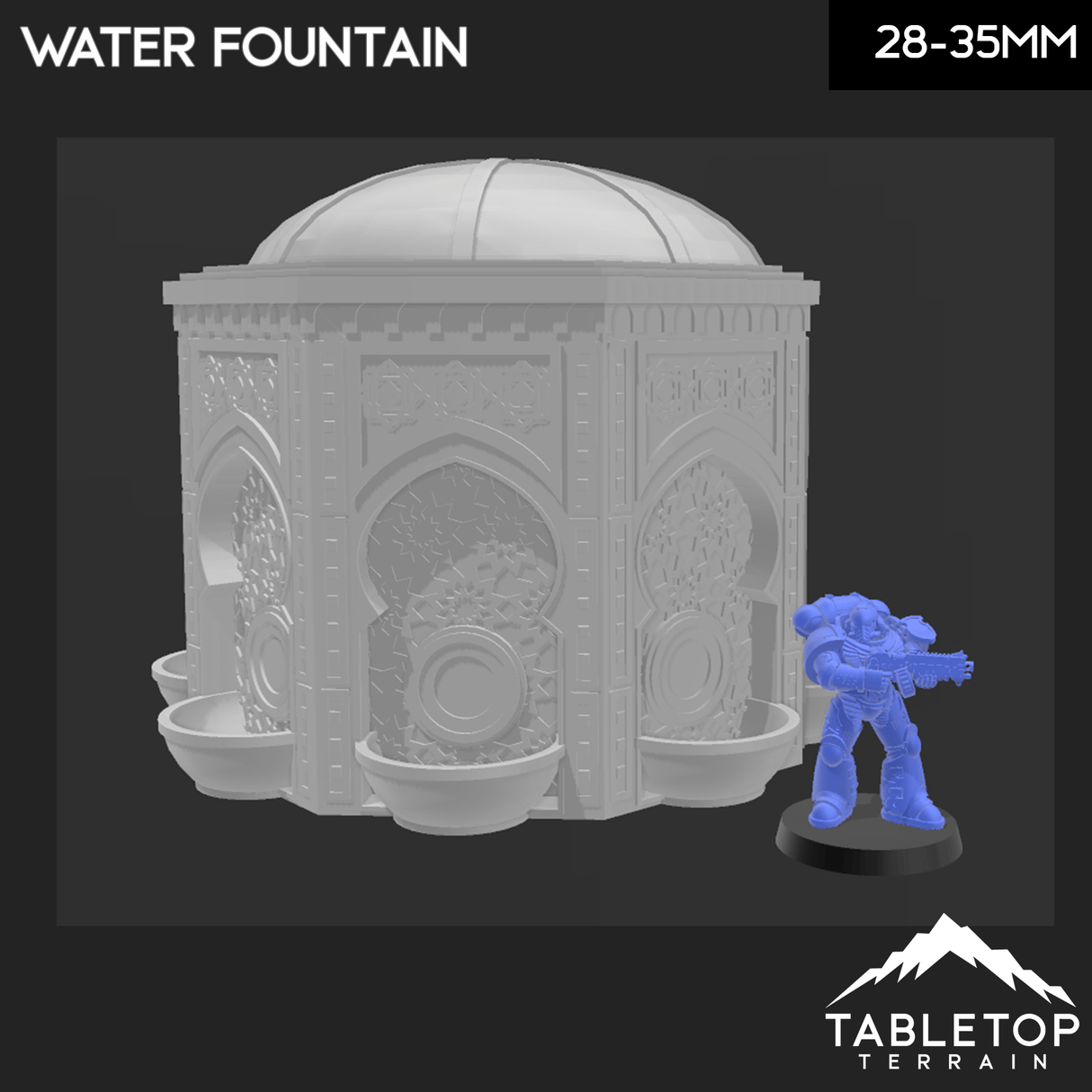 Atreus Settlement Water Fountain - Star Wars Legion Shatterpoint Terrain