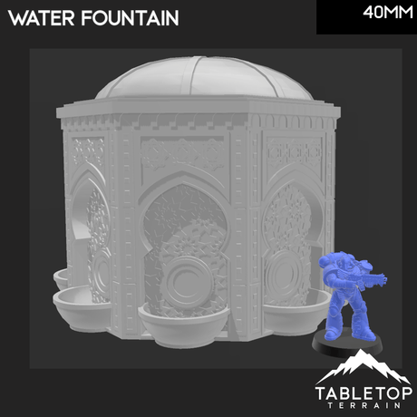Atreus Settlement Water Fountain - Star Wars Legion Shatterpoint Terrain