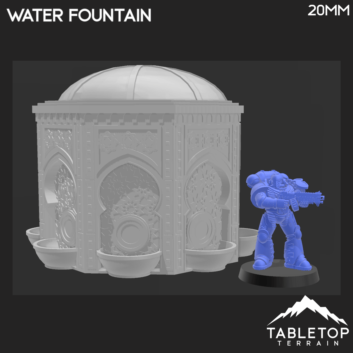 Atreus Settlement Water Fountain - Star Wars Legion Shatterpoint Terrain