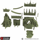 Bamboo Fort Walls - The Gloaming Swamp