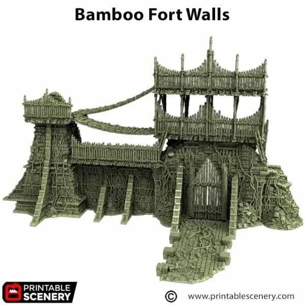 Bamboo Fort Walls - The Gloaming Swamp