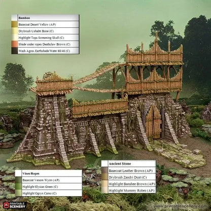 Bamboo Fort Walls - The Gloaming Swamp