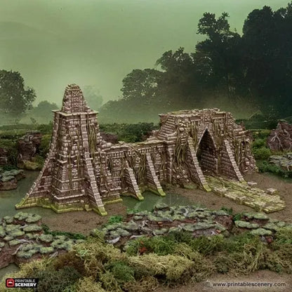 Bamboo Fort Walls - The Gloaming Swamp