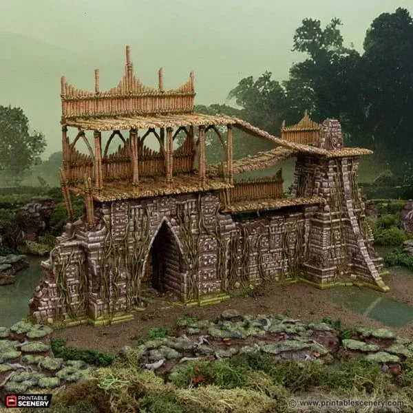 Bamboo Fort Walls - The Gloaming Swamp