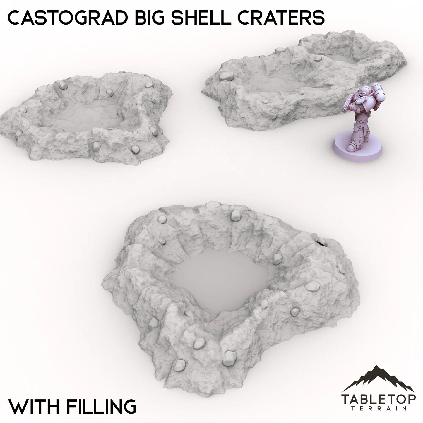 Castograd Big Shell Craters