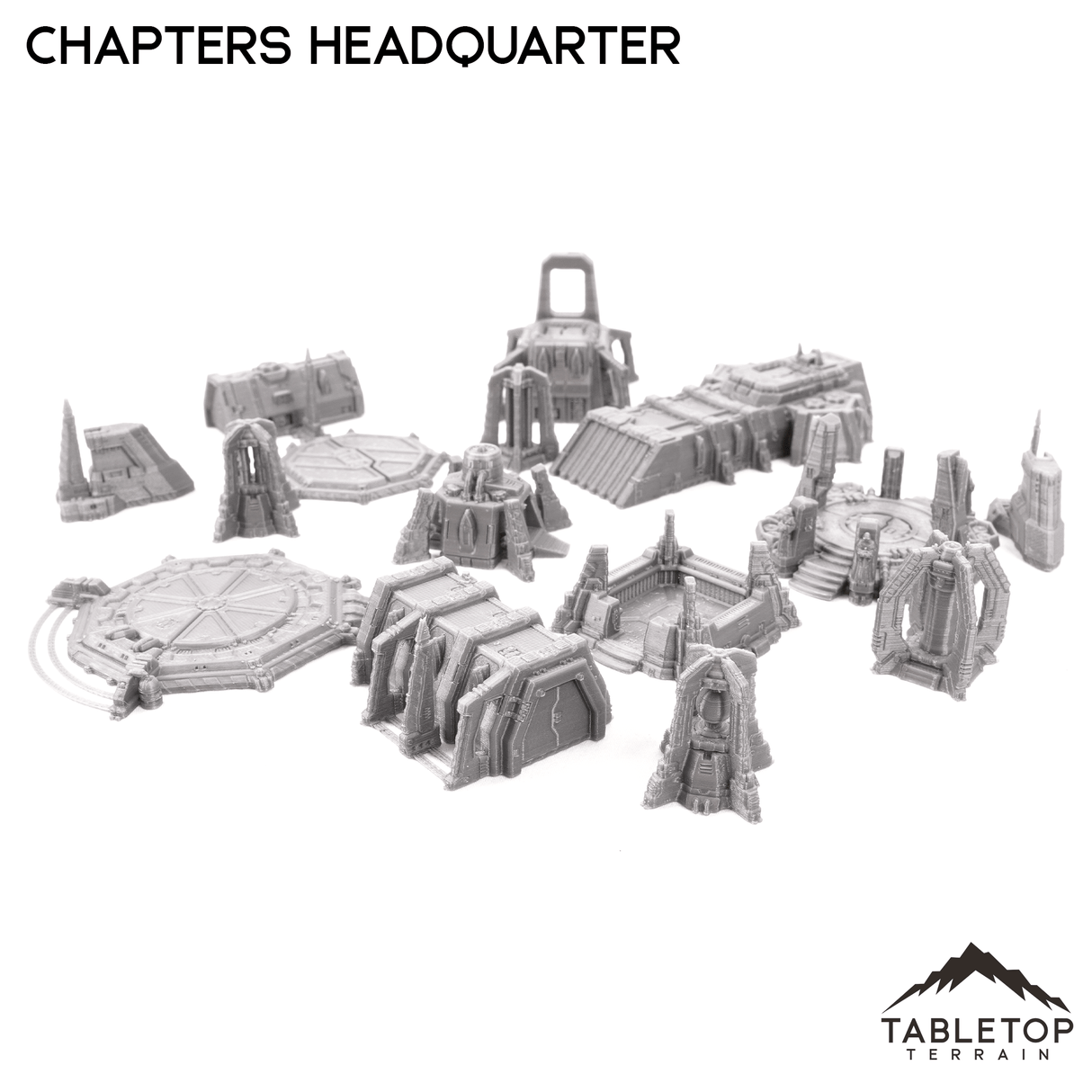 Chapters Headquarter 8mm Small Scale Terrain Pack
