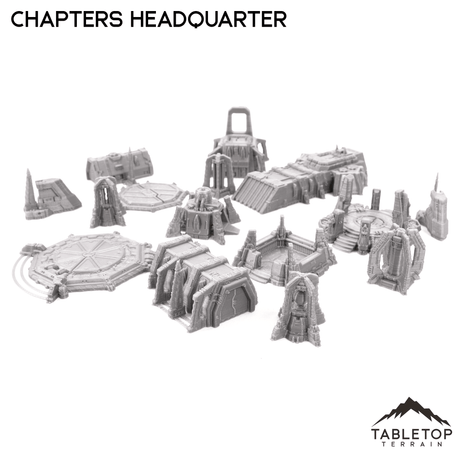 Chapters Headquarter 8mm Small Scale Terrain Pack