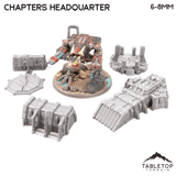 Chapters Headquarter 8mm Small Scale Terrain Pack