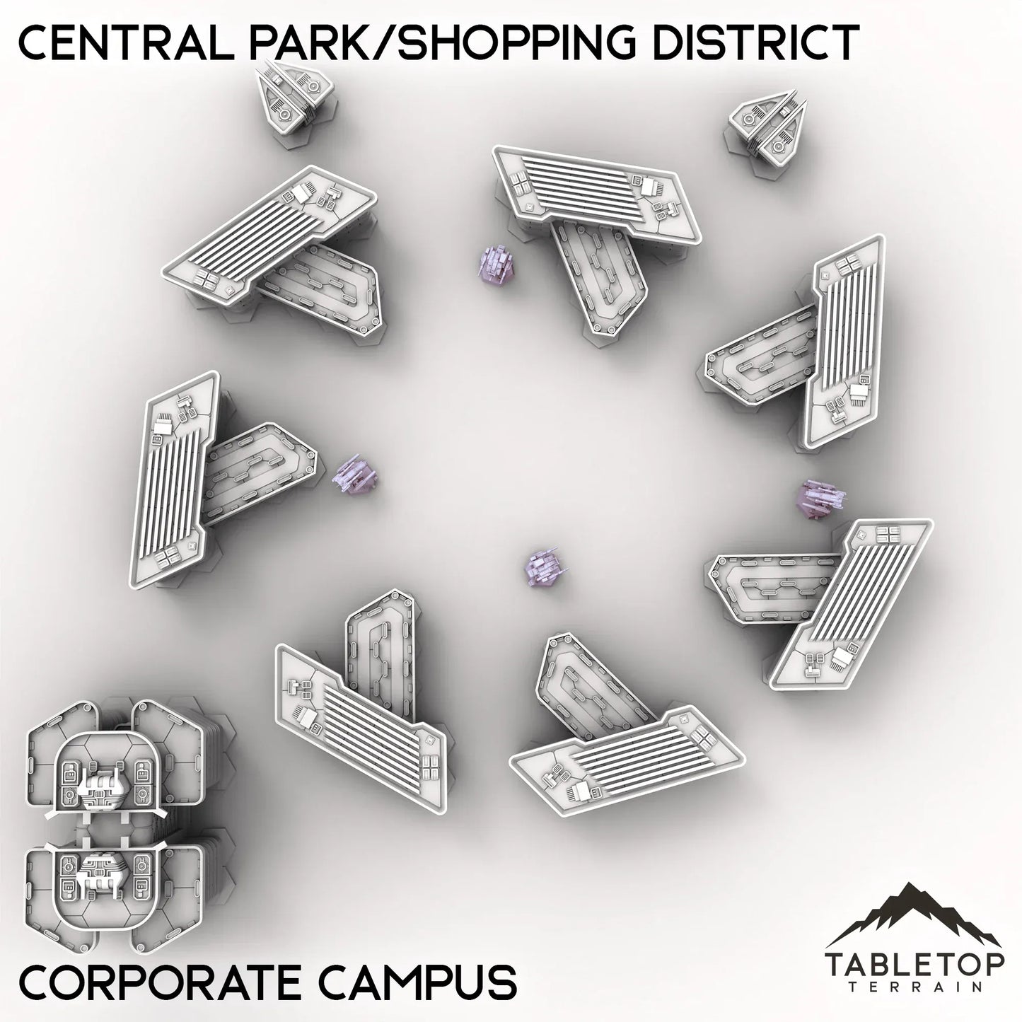 HEXTECH Central Park/Shopping District - City Map Pack