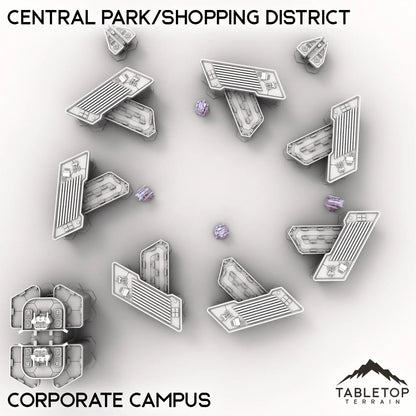 HEXTECH Central Park/Shopping District - City Map Pack