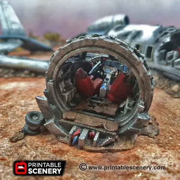 Crashed Airplane - Apocalyptic Terrain