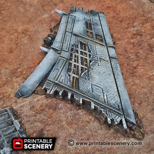 Crashed Airplane - Apocalyptic Terrain