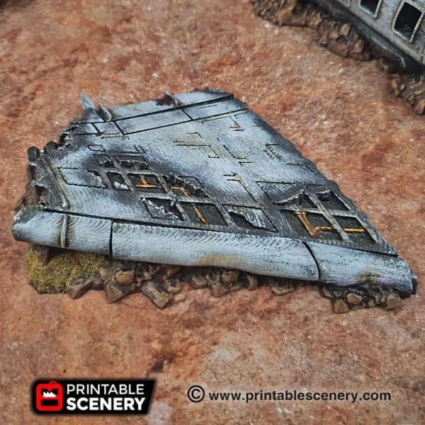 Crashed Airplane - Apocalyptic Terrain