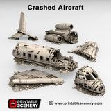 Crashed Airplane - Apocalyptic Terrain