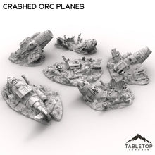 Crashed Ork Planes