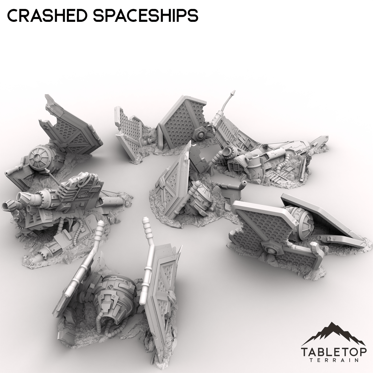 Crashed Spaceships