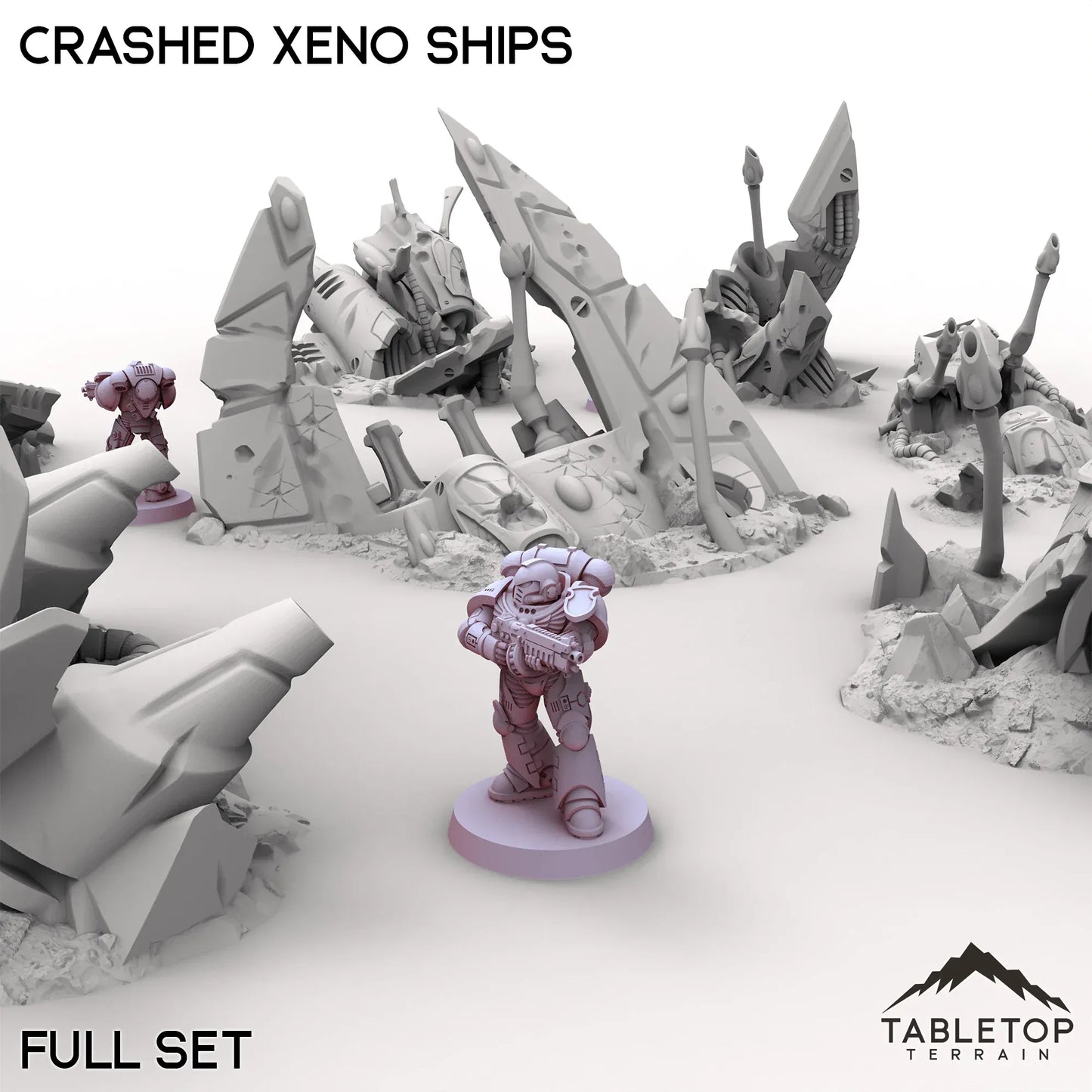 Crashed Xeno Ships