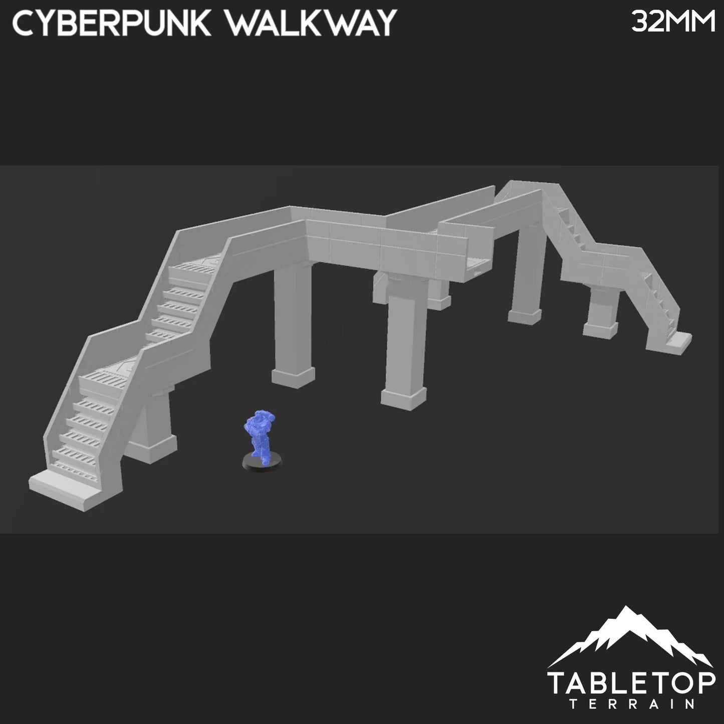 Cyberpunk Walkway - Cyberpunk Terrain