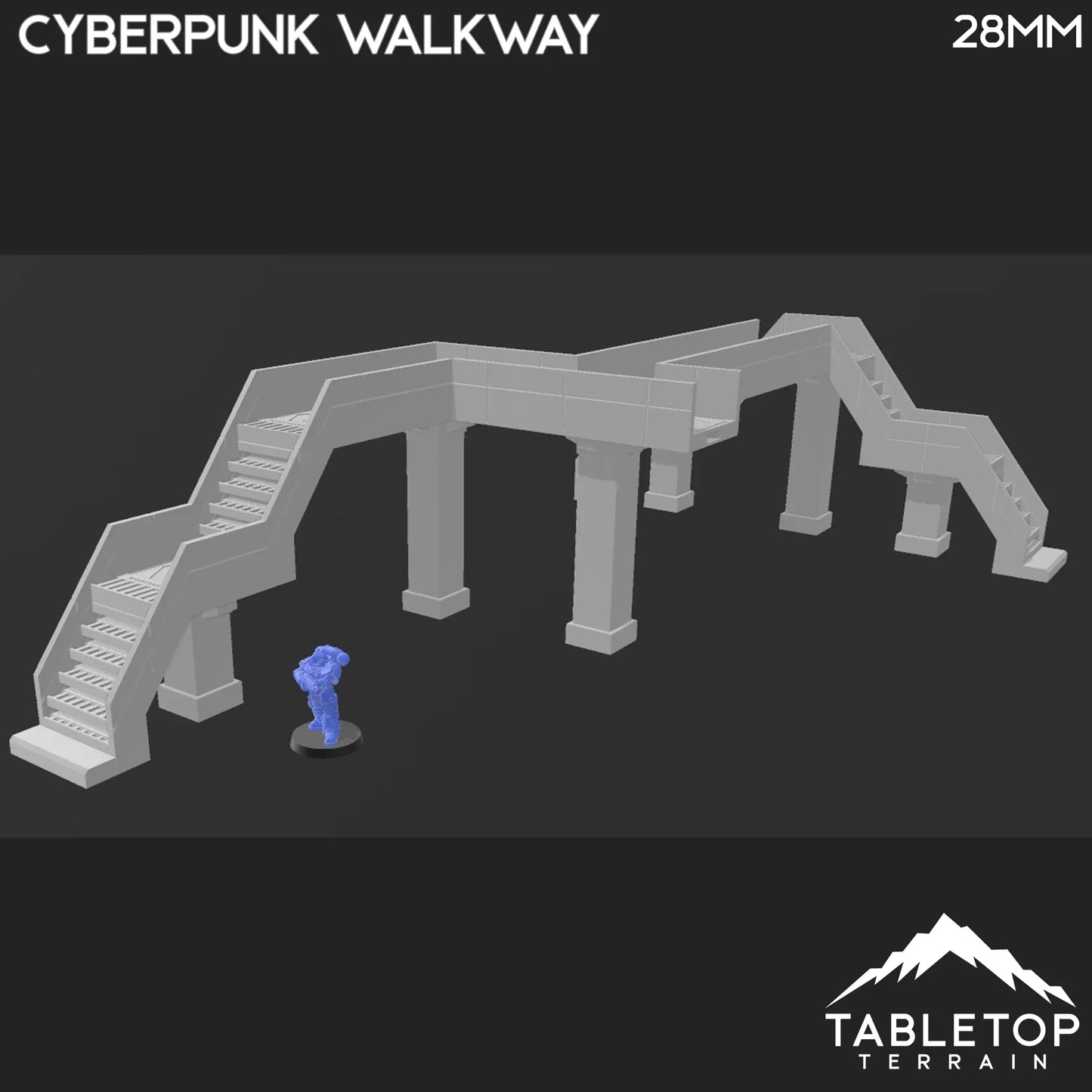 Cyberpunk Walkway - Cyberpunk Terrain